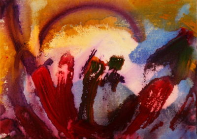 109b- La comunitat T16030201 acrílic 81 x 60 cm.