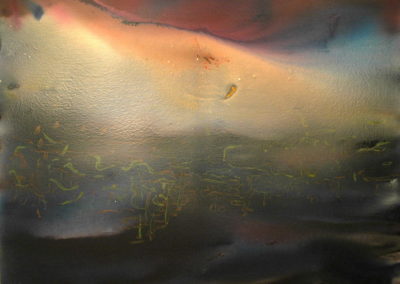 122- Espais dimensionals on tot es relativitza T09070904 acrílic 146 x 114 cm.