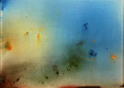 130- Viatjant per l'altre dimensió T27101101 acrílic 92 x 73 cm.