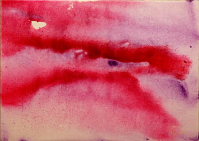 144- Ficant el cor a la passió T01101503 acrílic 46 x 33 cm.