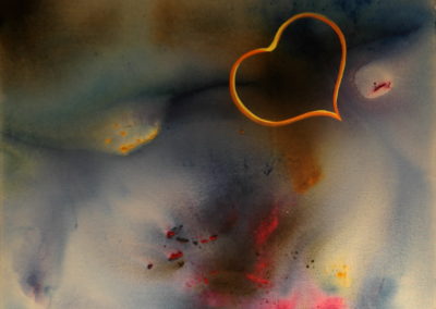 159- Dirigint el cor T12011102 mixta acrílic oli 92 x 73 cm.