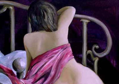 17- Noia observada T27128801 Téc. mixta 92 x 65 cm.