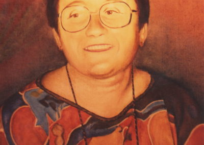1984 Retrat Senyora Dominguez oli