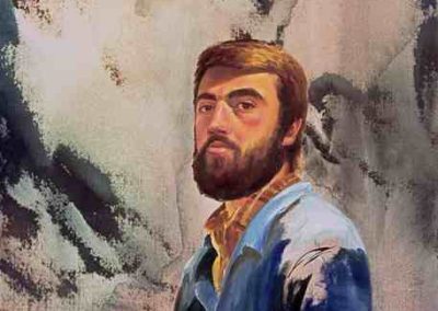 1985 Autorretrat 23 anys 100 x 81 cm. Téc. mixta