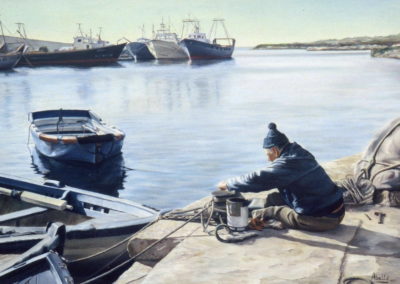 1987 Pescador I Téc. oli 92 x 65 cm.