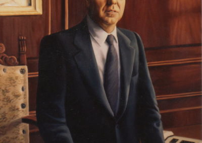 1988 Retrat honorable Sr. Gomis técnica oli