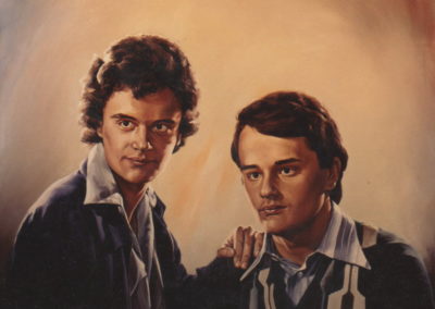 1989 Retrat nois Montaña oli