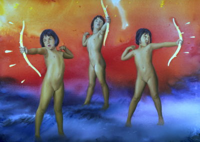 1993 Anunciació de la Nova T06089714 mixta 162 x 130 cm.