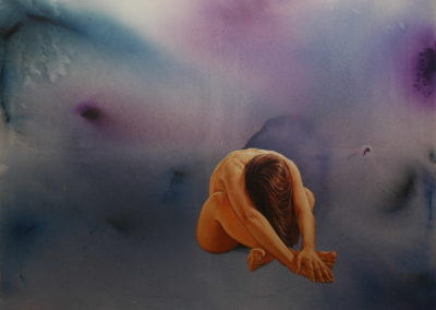 2013 Estat meditatiu,orientació interna T11061301 Téc. mixta 146 x 114 cm.