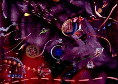 28- Ciutadans còsmics, Desig T13010623 Téc. mixta 92 x 73 cm.