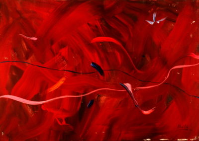 38- Música dels elements T13010610 Téc. mixta 92x65 cm.