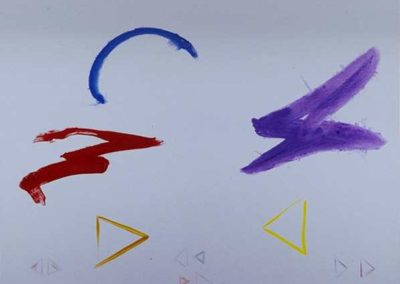 55- Situacions pectives o vectorials T06089709 Téc. mixta 146 x 114 cm.