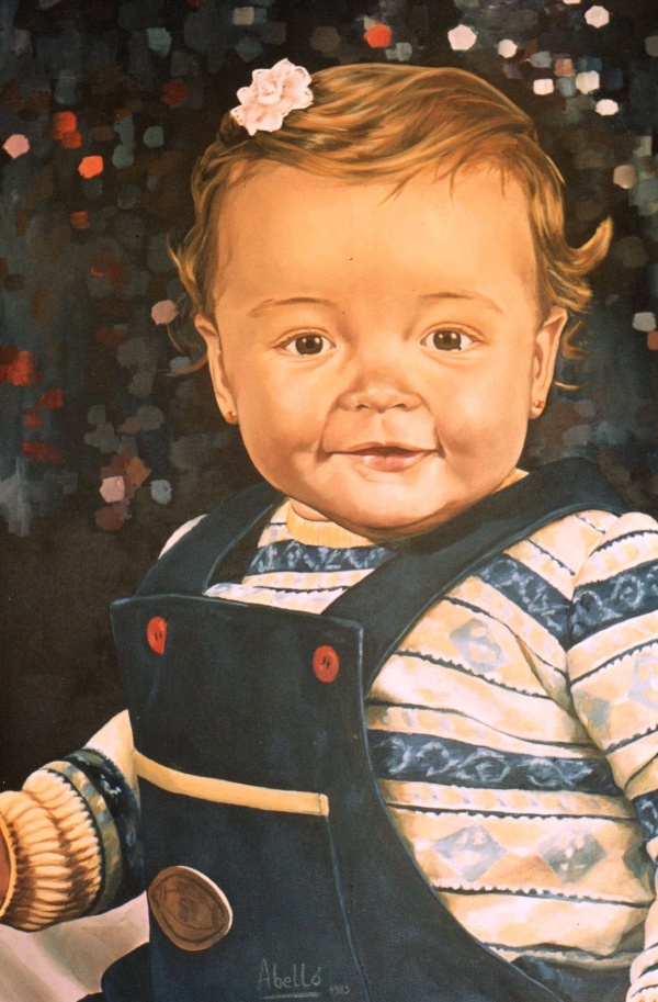 1992 Portrait oil private collection.